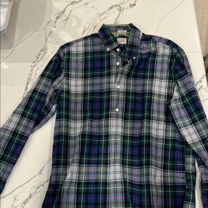 J. Crew Multicolor Plaid Casual Shirt